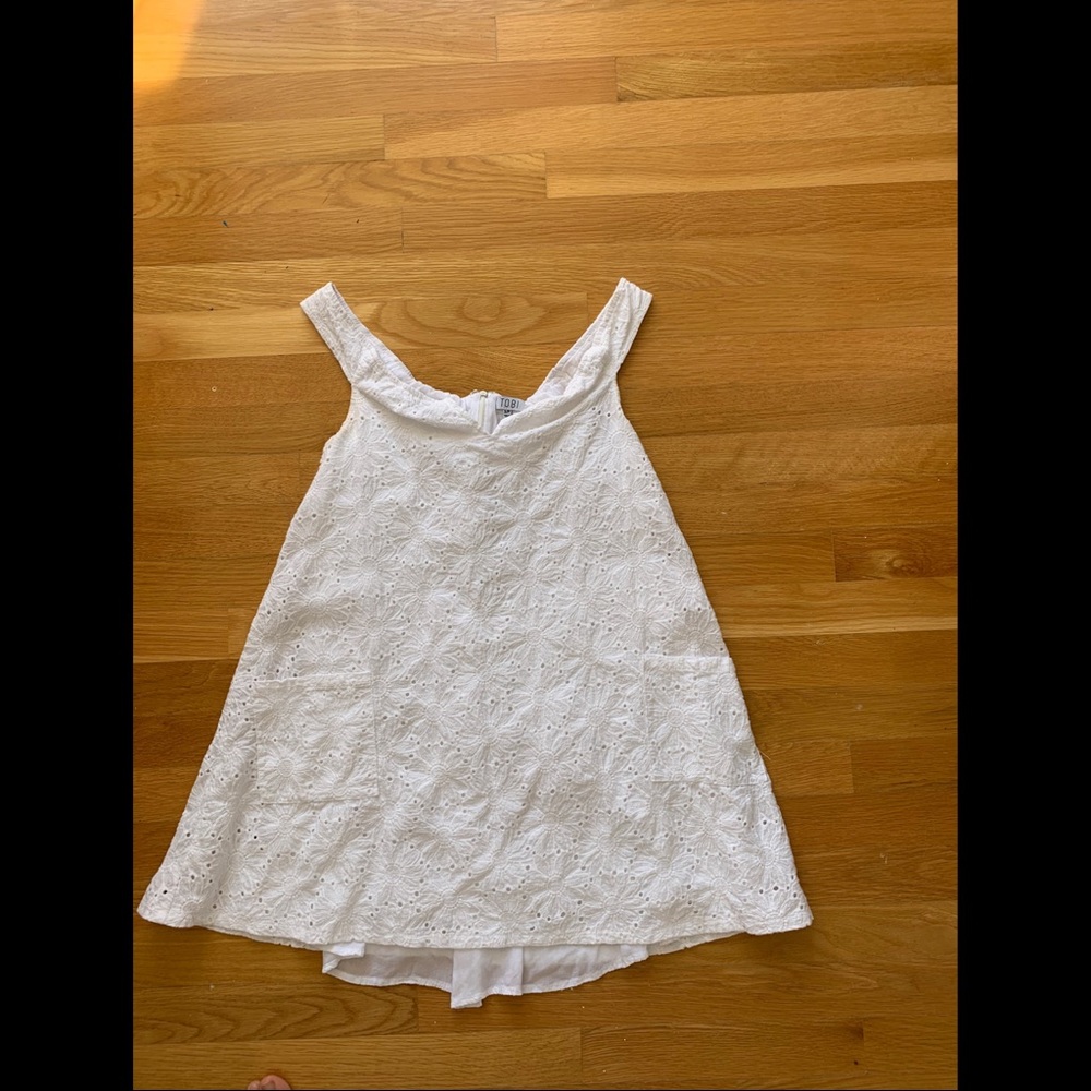 Floral white Graduation Dress